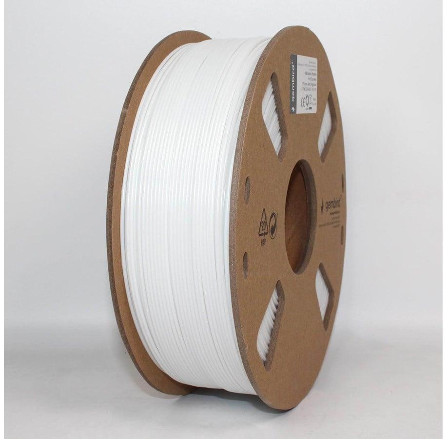 Gembird ABS-filament hvit 1,75 mm 1 kg – produktbilde